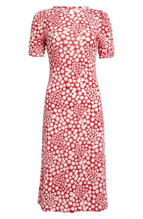 All in Favor Floral Print Midi Dress | Nordstrom