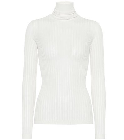 Bottega Veneta - Cotton-blend turtleneck sweater | Mytheresa