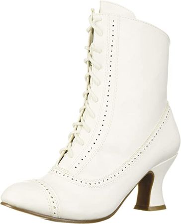 Amazon.com | Ellie Shoes Women's 253-SARAH Mid Calf Boot, White, 6 M US | Mid-Calf
