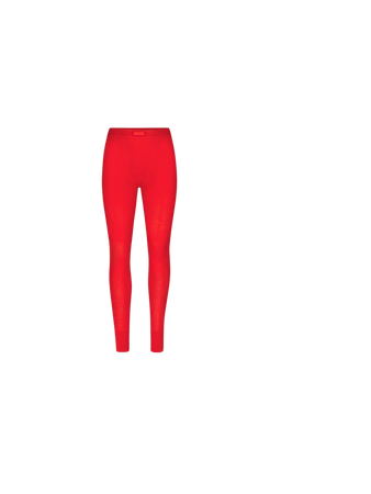 red skims leggings