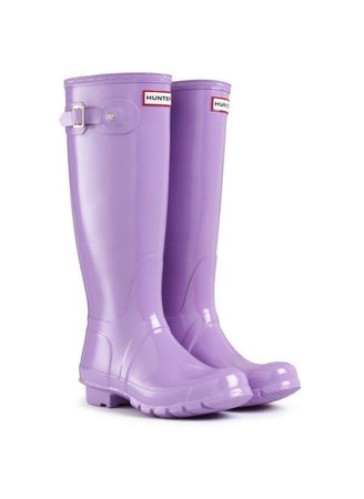 lilac purple hunter rain boots shoes
