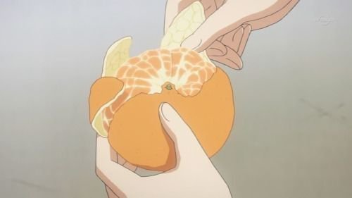 Orange Aesthetic anime