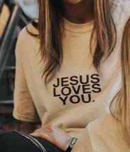jesus loves you tee