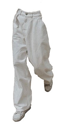 white linen trousers