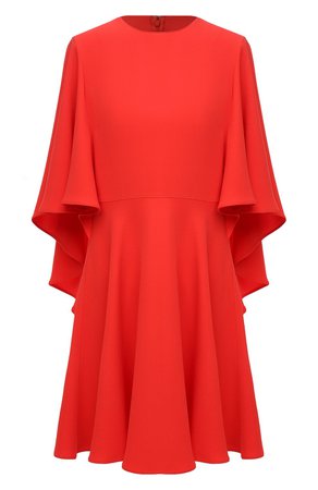 Женское оранжевое шелковое платье VALENTINO — купить за 234000 руб. в интернет-магазине ЦУМ, арт. VB3VAUL51MM