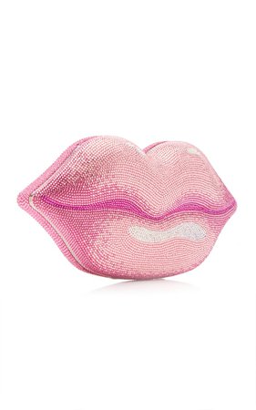 Hot Lips Crystal-Embellished Clutch By Judith Leiber Couture | Moda Operandi