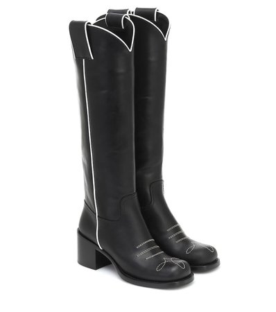 Miu Miu - Western knee-high boots | Mytheresa