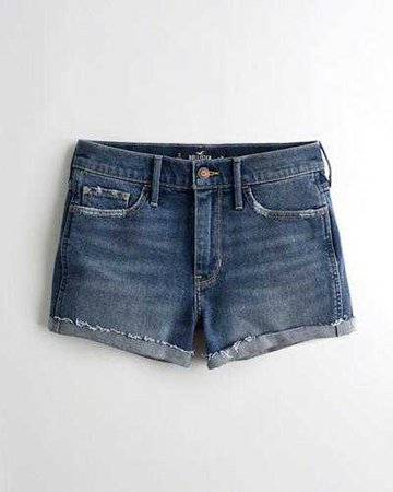Girls Vintage Stretch Low-Rise Denim Short-Shorts | Girls Bottoms | HollisterCo.com