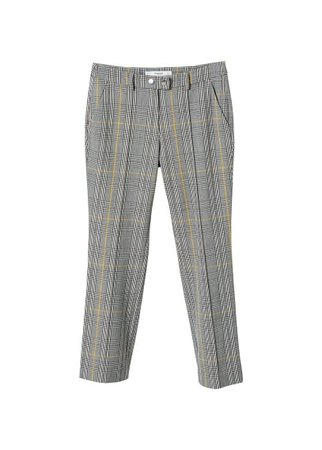 MANGO Suit cropped trousers