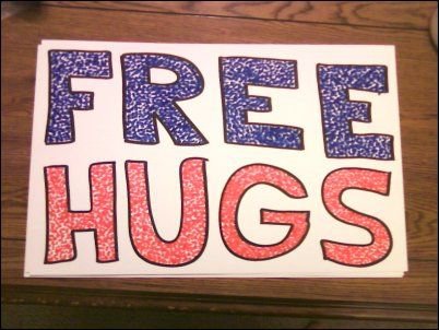 free hugs sign - Google Search
