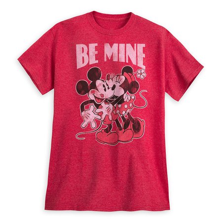 Mickey and Minnie Mouse ''Be Mine'' T-Shirt for Men