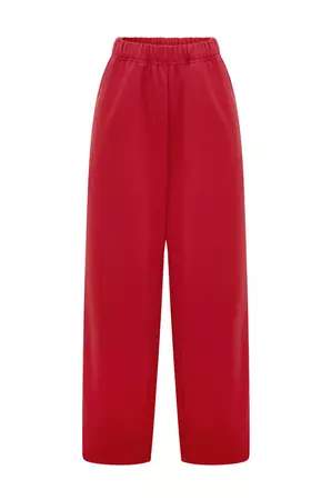 The Classic Track Pant | Red – With Jéan