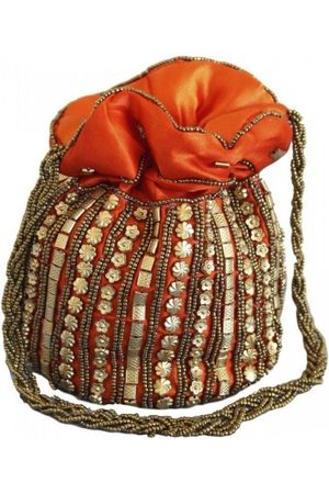 Indian beaded potli bag, wedding favour, handbag, women embroided handbag, wrist bag,indian handbag.