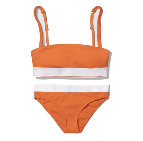 orange ck underwear