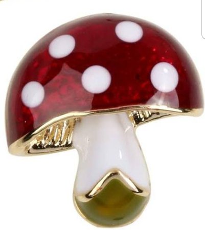 mushroom earring