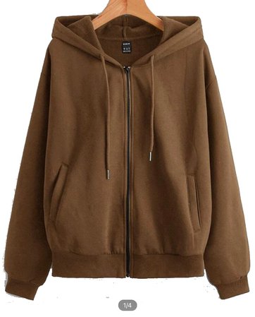 brown hoodie