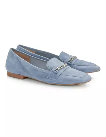 blue Loafers, baby blue | MADELEINE Fashion