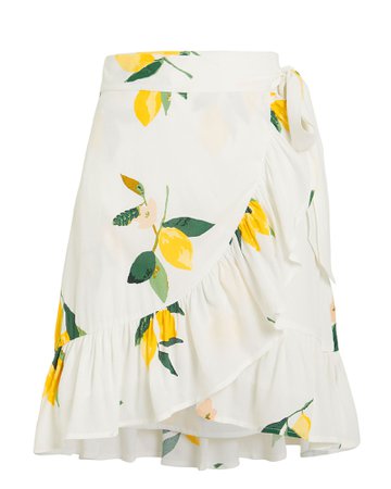 Eienne Lemon Wrap Skirt