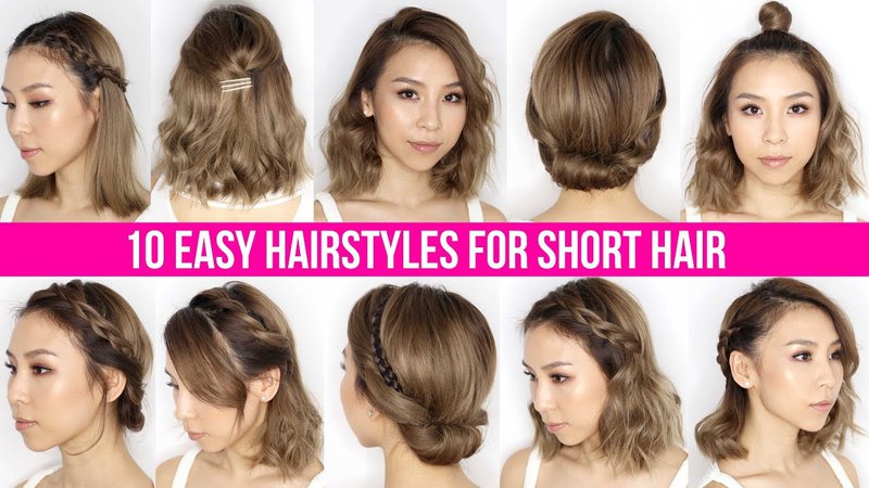 10 hairstyles for short hair