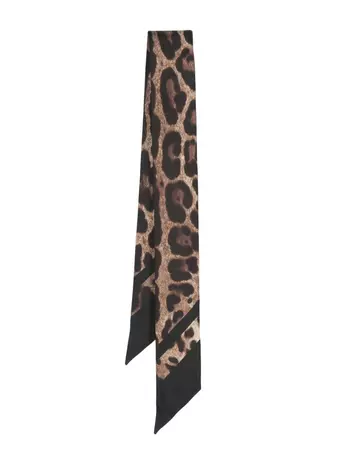 Dolce & Gabbana leopard-print Silk Scarf - Farfetch