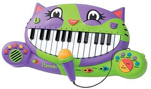 Amazon.com: Kitty Keyboard Musical Piano Recorder Toy Parents Magazine: Toys & Games