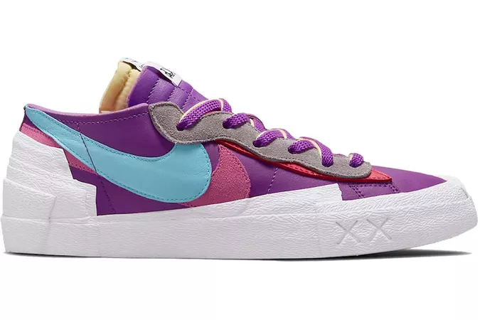 Nike Blazer Low sacai KAWS Purple Dusk sneackers shoes