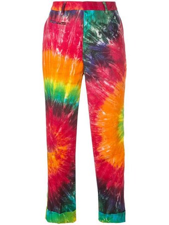 R13 tie-dye print trousers $695 - Buy Online - Mobile Friendly, Fast Delivery, Price