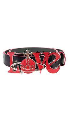 Vivienne Westwood Belt Saturn Ring Planet Cute Silver gold leather black red love choker