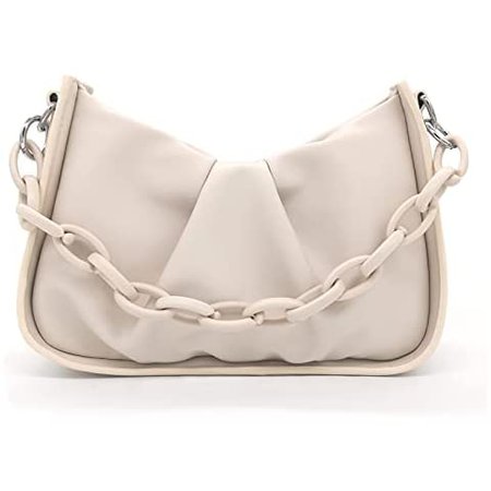 Ayliss Mini Women Crossbody Handbag Purse Shoulder Handbag Evening Clutch Cellphone Wallet PU Leather Chain Bag (Beige, Mini): Handbags: Amazon.com