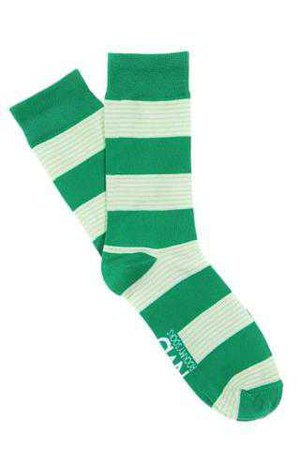 Green Striped Socks