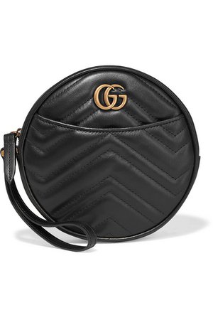 Gucci GG Marmont Circle large quilted leather clutch