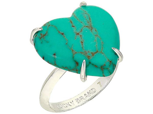 Lucky Brand Turquoise Heart Ring