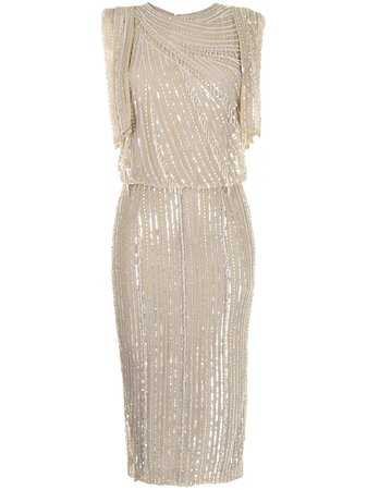 Rachel Gilbert Kenzi sequin-embellished Dress - Farfetch