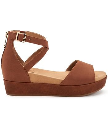 Giani Bernini Ellenaa Wedge Sandals, Created for Macy's & Reviews - Sandals - Shoes - Macy's
