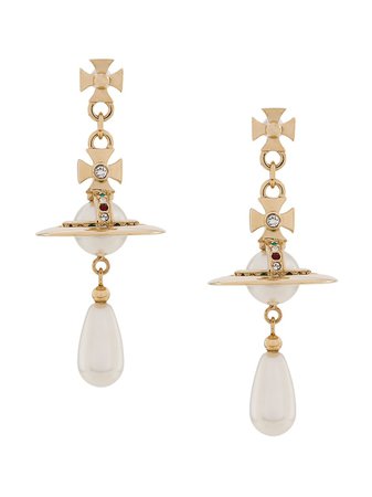 Vivienne Westwood Orb Drop Earrings - Farfetch