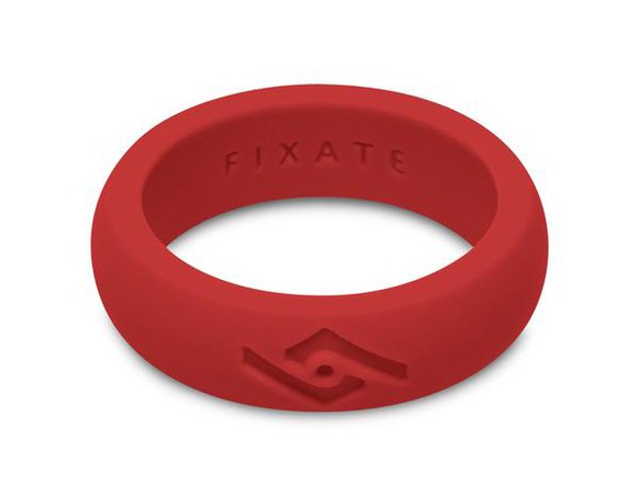 red silicon ring