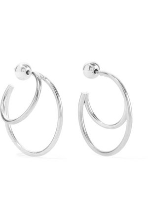 Sophie Buhai | Silver hoop earrings | NET-A-PORTER.COM