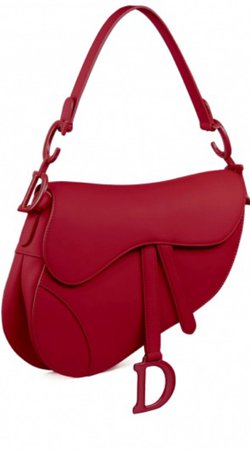 red saddle Dior bag