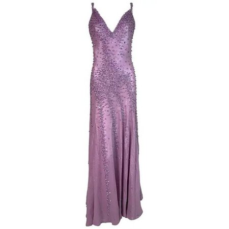 purple atelier versace ss 95 dress