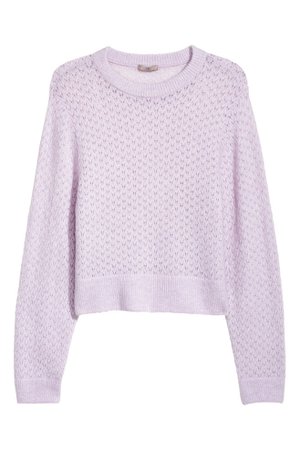 H&M+ Loose-knit Sweater - Light purple - | H&M US