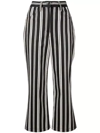 Marc Jacobs cropped stripe trousers $397 - Buy Online - Mobile Friendly, Fast Delivery, Price