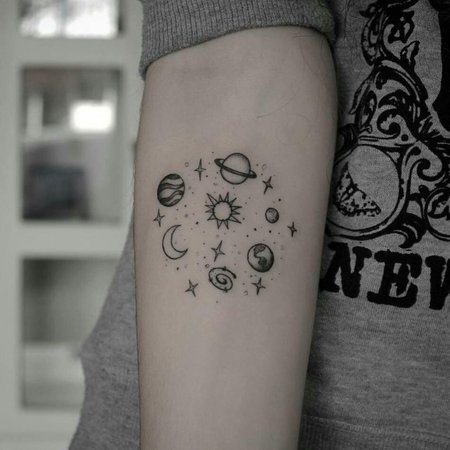 space tattoos - Google Search
