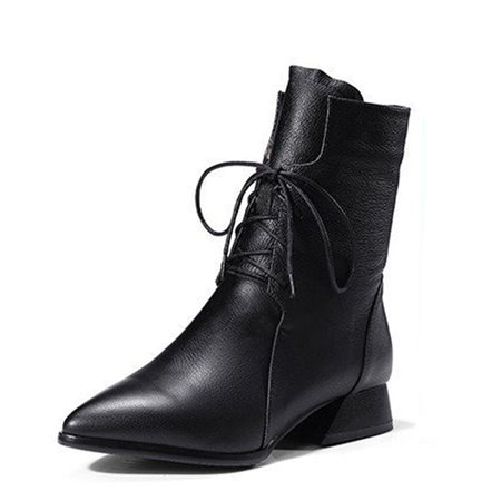 Chic Mid-Calf Ankle Boots (2 Colors) – Mary Cheffer