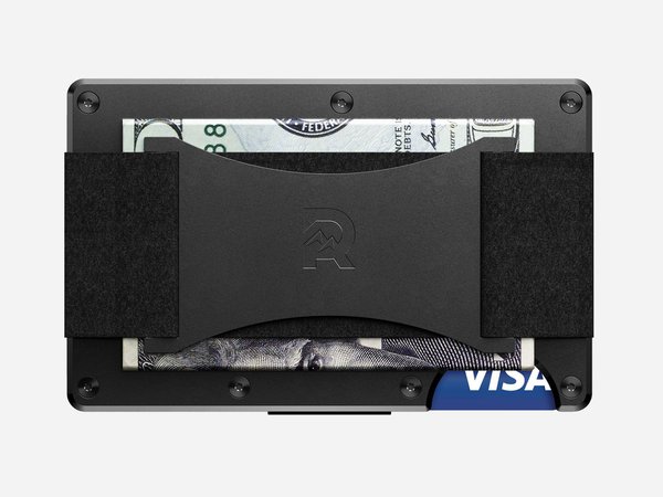 the ridge wallet - Aluminum - Black