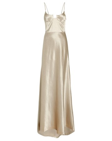 Phoebe Satin Bustier Gown