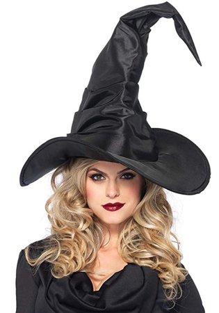 Amazon.com: Leg Avenue Women's Large Ruched Witch Hat, Black, One Size: Clothing