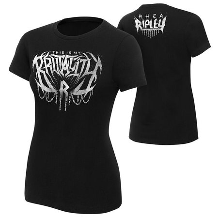 Rhea Ripley "This is My Brutality" Women's Logo T-Shirt - WWE US