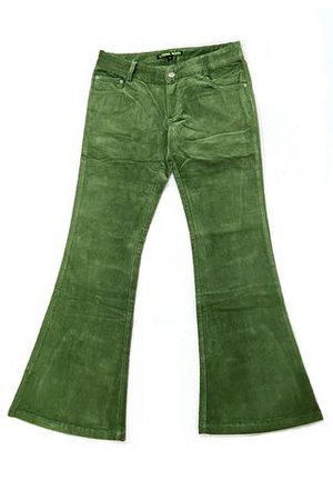 Kelly Green Corduroy Flares - Tunnel Vision - Women's - Bottoms