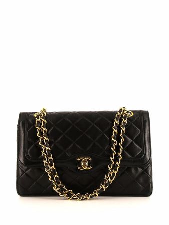 Chanel Pre-Owned 1990 Quilted CC Shoulder Bag - Farfetch