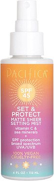 Pacifica Set & C Protect SPF 45 Matte Sheer Setting Mist | Ulta Beauty